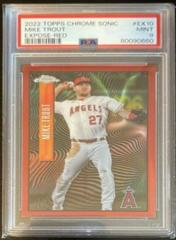 Mike Trout [Red] Baseball Cards 2022 Topps Chrome Sonic Expose Prices