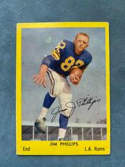 Jim Phillips Football Cards 1960 Bell Brand Rams Prices
