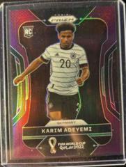 Karim Adeyemi [Purple] #111 Soccer Cards 2022 Panini Prizm World Cup Prices