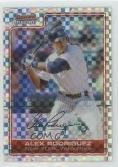 Alex Rodriguez [Xfractor] #100 Baseball Cards 2006 Bowman Chrome Prices