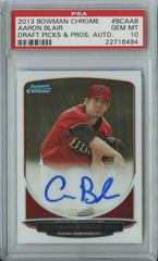 Aaron Blair #BCAAB Baseball Cards 2013 Bowman Chrome Draft Picks & Prospects Autographs Prices