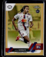 Alice Sombath [Gold] #96 Soccer Cards 2022 Topps Chrome UEFA Women's Champions League Prices