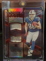 Dalton Kincaid [Red] #DC-13 Football Cards 2023 Panini Plates and Patches Double Coverage Prices