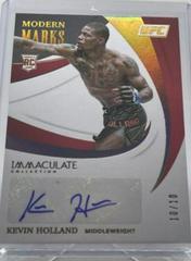 Kevin Holland [Gold] Ufc Cards 2021 Panini Immaculate UFC Modern Marks Autograph Prices
