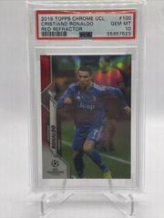 Cristiano Ronaldo [Red Refractor] #100 Soccer Cards 2019 Topps Chrome UEFA Champions League Prices