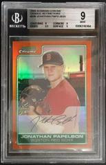 Jonathan Papelbon [Orange Refractor] #206 Baseball Cards 2006 Bowman Chrome Prices