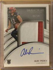 Alec Pierce [Patch Autograph] #85 Football Cards 2022 Panini Immaculate Collegiate Prices