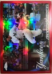Alex Rodriguez [Red Refractor] Baseball Cards 2010 Topps Chrome Prices