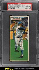 Jackie Robinson, Don Hoak Baseball Cards 1955 Topps Doubleheaders Prices