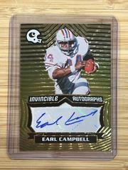 Earl Campbell [Gold] Football Cards 2021 Panini Chronicles Invincible Autographs Prices