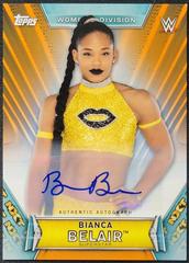 Bianca Belair [Orange] Wrestling Cards 2019 Topps WWE Women's Division Autographs Prices