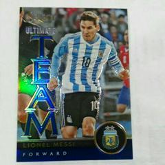 Lionel Messi [Blue Prizm] Soccer Cards 2015 Panini Select Ultimate Team Prices