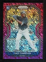 Daz Cameron [Purple Shimmer] #177 Baseball Cards 2021 Panini Prizm Prices