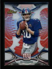 Eli Manning [Red Refractor] Football Cards 2015 Topps Finest Prices