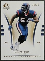 Zachary Diles [Gold] Football Cards 2007 SP Authentic Prices