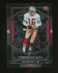 Joe Montana [Electric Etch Red] #92 Football Cards 2019 Panini Obsidian Prices