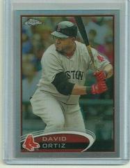 David Ortiz [Refractor] #4 Baseball Cards 2012 Topps Chrome Prices
