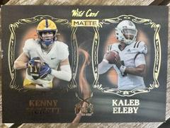 Kenny Pickett, Kaleb Eleby [White Platinum] #DG-23 Football Cards 2022 Wild Card Matte Dueling Guns Prices