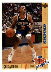 Greg Anthony Basketball Cards 1991 Upper Deck Prices