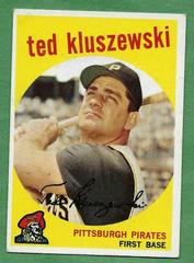 Ted Kluszewski #35 Baseball Cards 1959 Topps Prices