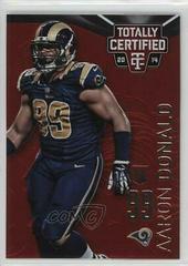 Aaron Donald [Platinum Red] #151 Football Cards 2014 Panini Totally Certified Prices