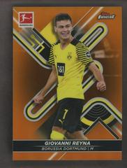 Giovanni Reyna [Orange] #41 Soccer Cards 2021 Topps Finest Bundesliga Prices