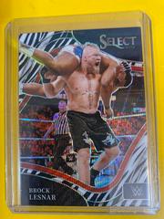 Brock Lesnar [Zebra Prizm] Wrestling Cards 2022 Panini Select WWE Prices