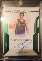 Austin Reaves [Emerald] #4 Basketball Cards 2022 Panini Flawless Autograph Prices