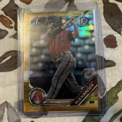 Blaze Alexander [Gold Refractor] #BCP-53 Baseball Cards 2019 Bowman Chrome Prospects Prices