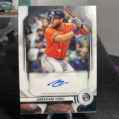 Abraham Toro #AT Baseball Cards 2020 Bowman Sterling Rookie Autographs Prices