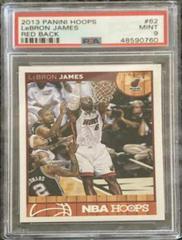 LeBron James [Red Back] Basketball Cards 2013 Panini Hoops Prices