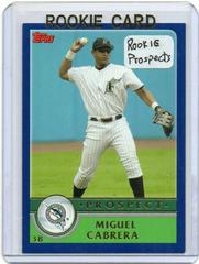 Miguel Cabrera Baseball Cards 2003 Topps Traded Prices