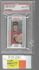 Carlton Fisk #56 Baseball Cards 1983 Kellogg's Prices