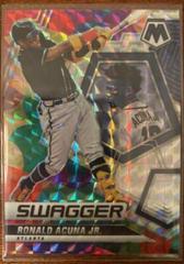 Ronald Acuna Jr. Baseball Cards 2022 Panini Mosaic Swagger Prices