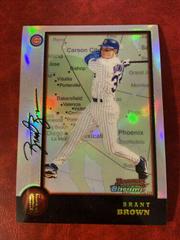 Brant Brown [Refractor] Baseball Cards 1998 Bowman Chrome International Prices