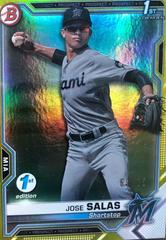 Jose Salas [Yellow Foil] Baseball Cards 2021 Bowman 1st Edition Prices