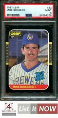 Mike Birkbeck #33 Baseball Cards 1987 Leaf Prices