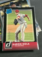 Aaron Nola [Black Border] #37 Baseball Cards 2016 Panini Donruss Prices
