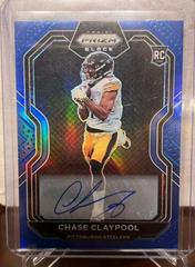 Chase Claypool [Blue Signature] #PB-13 Football Cards 2020 Panini Chronicles Prizm Black Prices