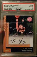 Trae Young [Autograph Orange] #82 Basketball Cards 2019 Panini Instant Prices