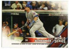 Kyle Schwarber Baseball Cards 2016 Topps Chicago Cubs World Series Champions Prices