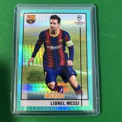 Lionel Messi [Aqua Refractor] #1 Soccer Cards 2020 Topps Merlin Chrome UEFA Champions League Prices