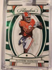 DeAndre Hopkins [Emerald] #1 Football Cards 2023 Panini Flawless Collegiate Prices