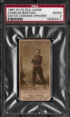 Charles Bastian Baseball Cards 1887 N172 Old Judge Prices
