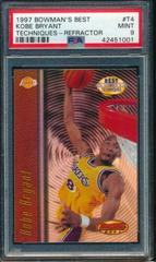 Kobe Bryant [Refractor] Basketball Cards 1997 Bowman's Best Techniques Prices