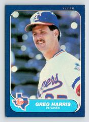 Greg Harris Baseball Cards 1986 Fleer Prices