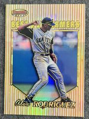 Alex Rodriguez [Atomic Refractor] #92 Baseball Cards 1999 Bowman's Best Prices