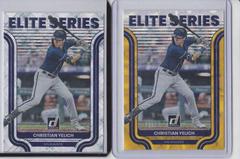 Christian Yelich [Gold] #ES-2 Baseball Cards 2022 Panini Donruss Elite Series Prices