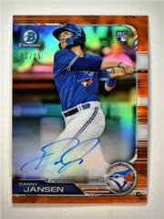 Danny Jansen [Orange Refractor] Baseball Cards 2019 Bowman Chrome Rookie Autographs Prices