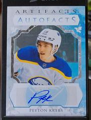 Peyton Krebs #AF-PK Hockey Cards 2023 Upper Deck Artifacts Autograph Facts Prices